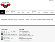 Tablet Screenshot of cohawks.com